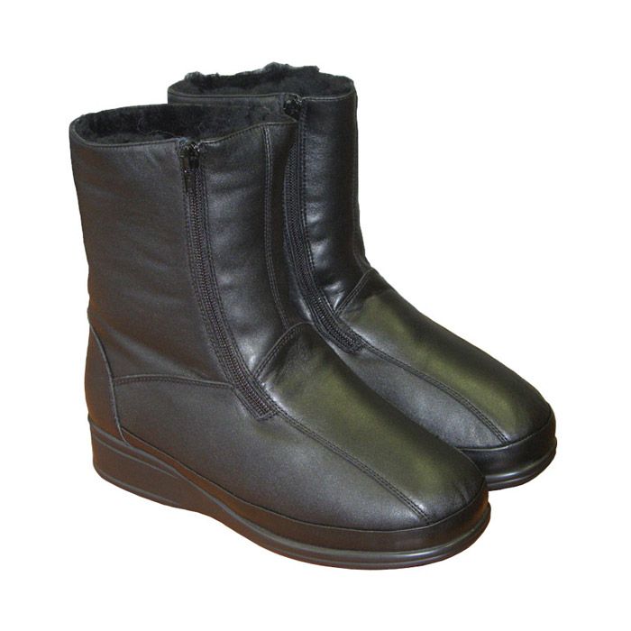 Сапоги Ортек зимние натуральный мех женские 112012 черные