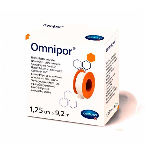 Пластырь Omnipor фиксирующий из нетканого материала 1,25см х 9,2м