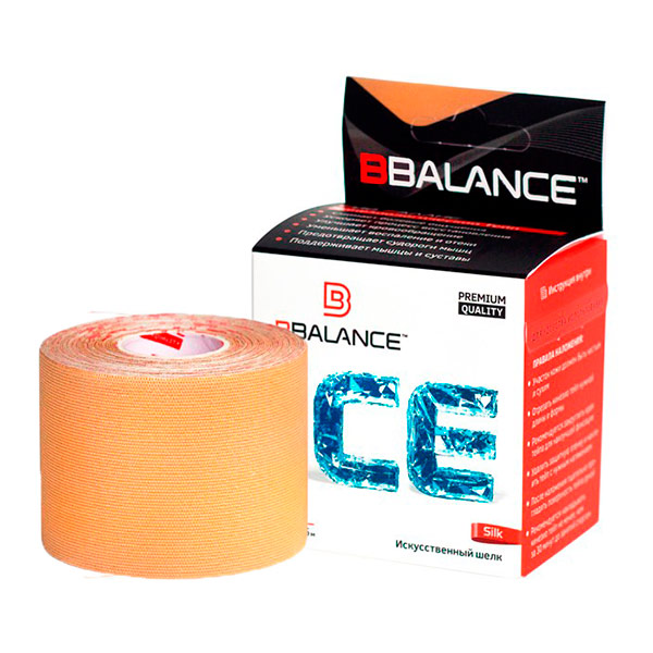 Кинезио тейп Bio Balance Tape Ice 5см х 5м золотой