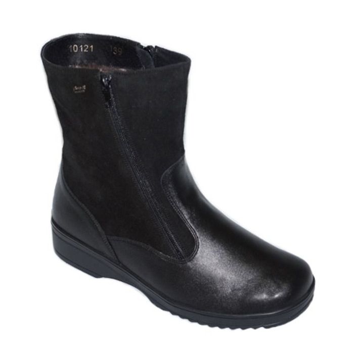 Сапоги ортопедические Сурсил-Орто зимние с натуральным мехом женские 1012-11 черные