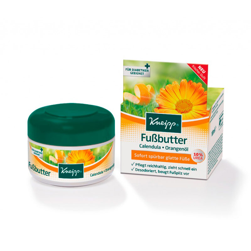 Kneipp Масло для ног с календулой, маслом апельсина, мочевиной Здоровые ноги 100мл