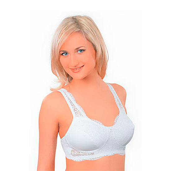 Бюстгальтер Camelia для фиксации экзопротезов 0182У белый