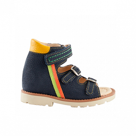 Сандали ортопедические Мега-Ортопедик для мальчиков 051 32 08-31 синие. Изображение 2 из 4