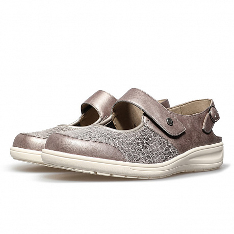 Туфли Solidus Heaven женские 27500-H-40169 серые. Изображение 2 из 3