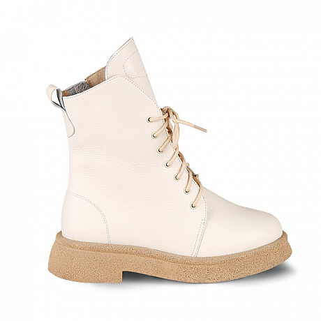 Полусапоги ортопедические Dr Thomas с шерстью женские с бежевые. Изображение 5 из 6