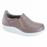 Полуботинки ортопедические Ортомода женские 82380-Х-528 СД серо-коричневые.