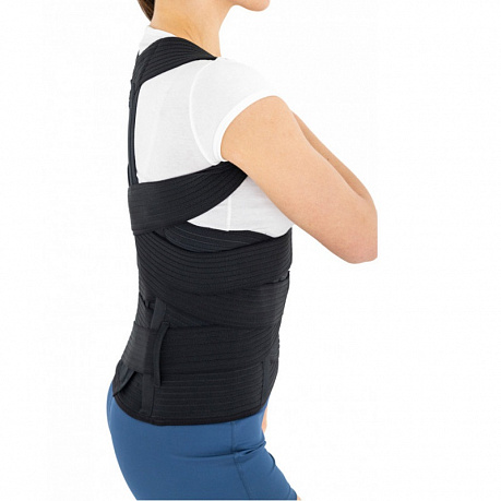 Корсет ортопедический Reh4Mat грудо-пояснично-крестцовый EB-LK-01/TLSO черный. Изображение 4 из 4