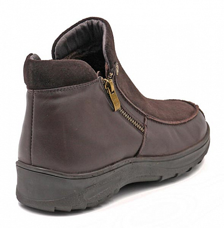 Полуботинки ортопедические Ортомода утепленные женские 8251Б коричневые. Изображение 3 из 4