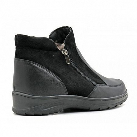 Полусапоги ортопедические Ортомода с мехом женские 82414-X-C-201 ЛС черные. Изображение 4 из 4